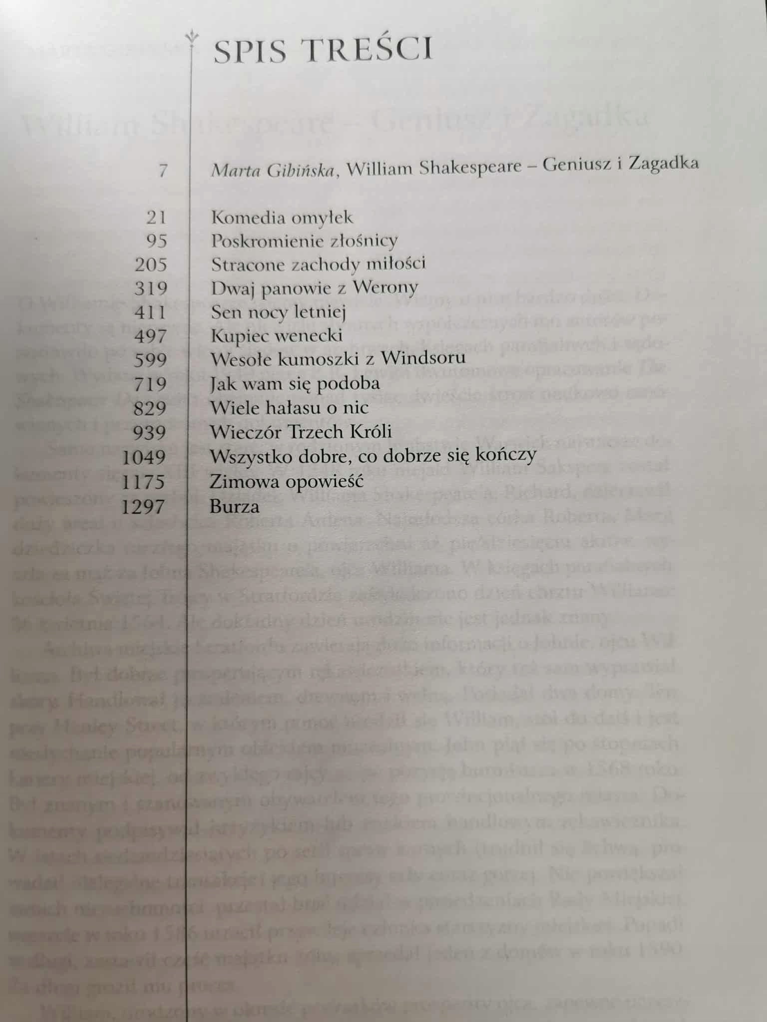 W. Shakespeare, Kroniki i Tragedie / Komedie (2 t.) w przekł. S. Barańczaka