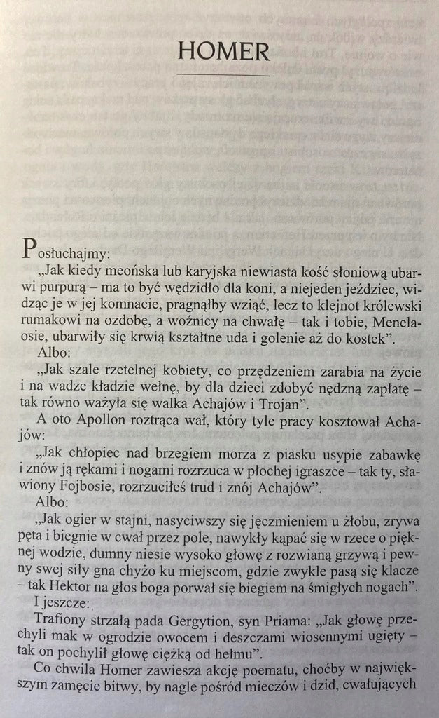 Homer Odyseja Jan Parandowski [biblioteka antyczna]