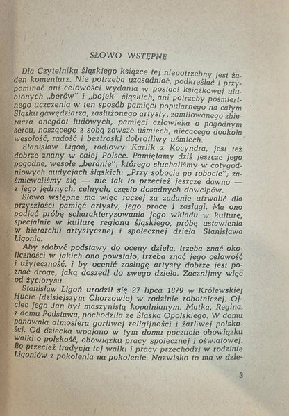 Stanisław Ligoń Bery i bojki śląskie [1957]
