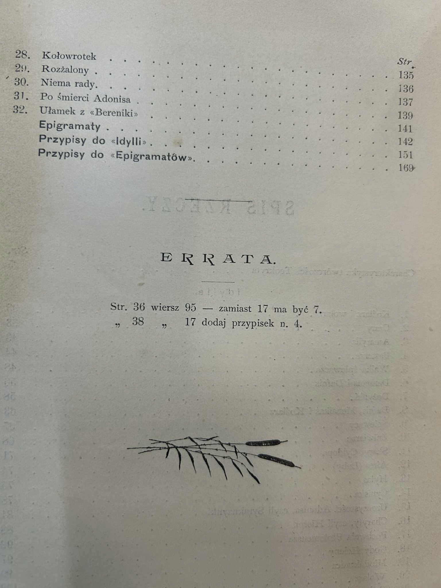 Utwory Teokryta. Idylle i epigramaty [1901 r.] -Teokryt, tłum. K. Kaszewski