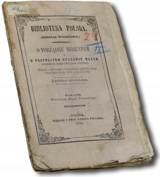 O porządku wojennym i pospolitem ruszeniu małem, FREDRO Andrzej Maksymilian