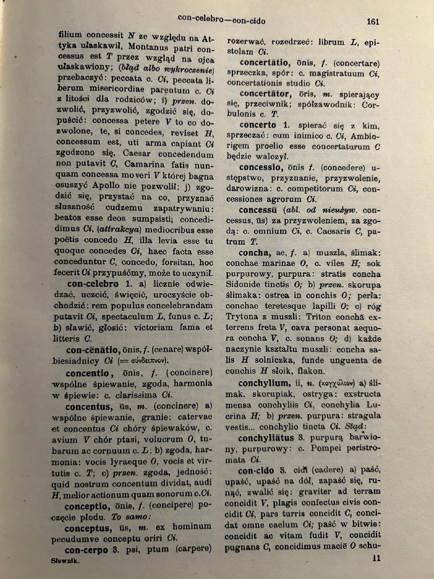 Słownik łacińsko-polski do użytku średnich [1925 r.]