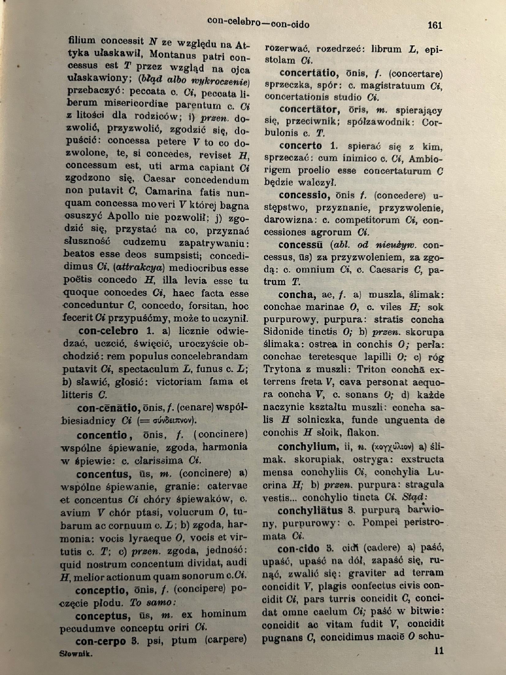 Słownik łacińsko-polski do użytku średnich [1925 r.]
