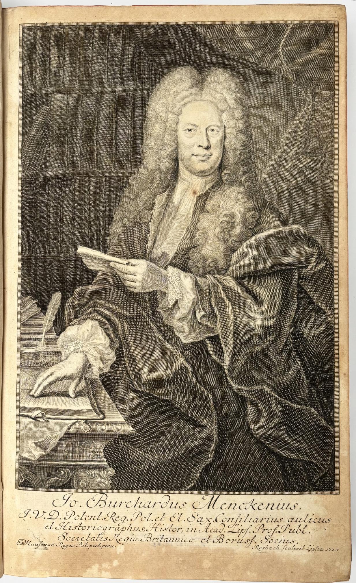 Mencke Johann Burckhardt - Scriptores Rerum Germanicarum