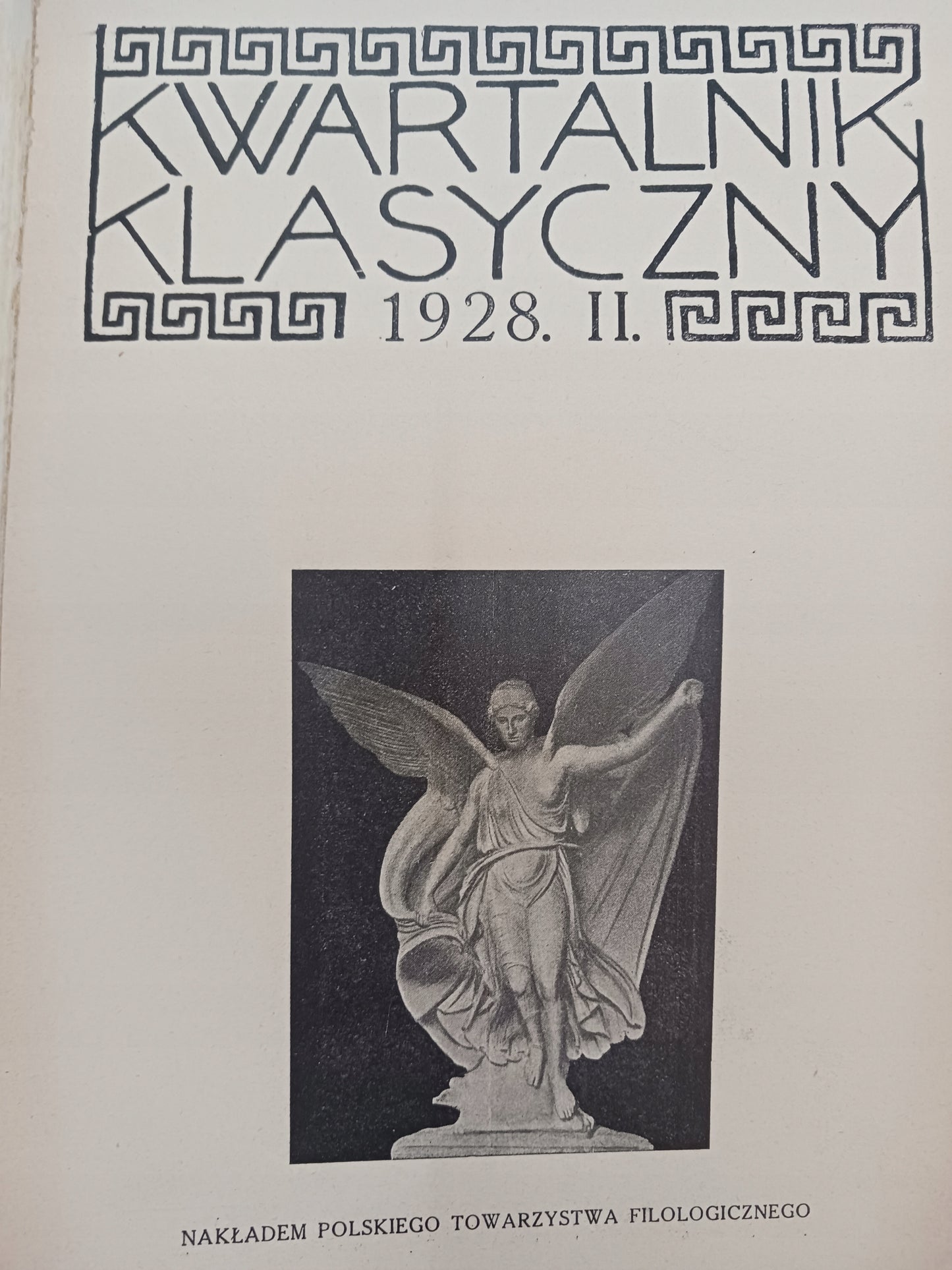 Kwartalnik Klasyczny 1928 II. 4