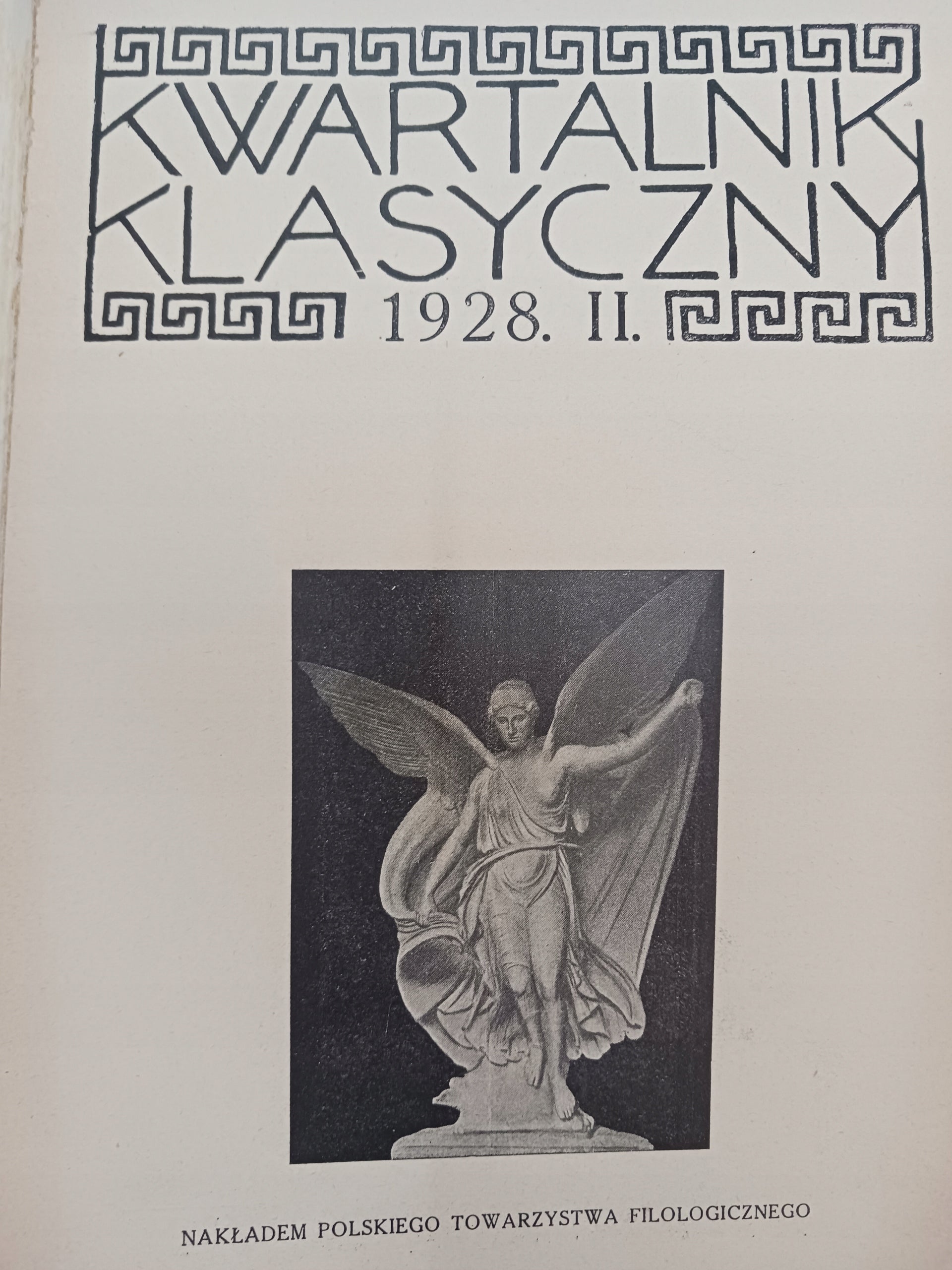Kwartalnik Klasyczny 1928 II. 4