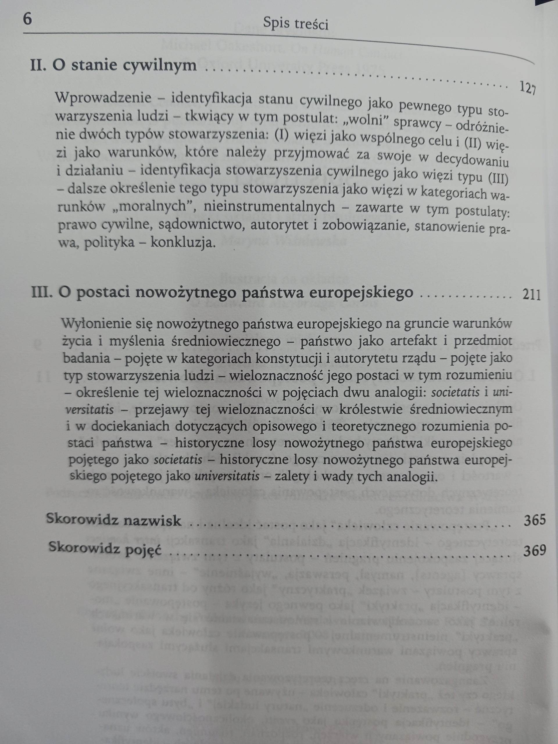 O postępowaniu człowieka Michael Oakeshott