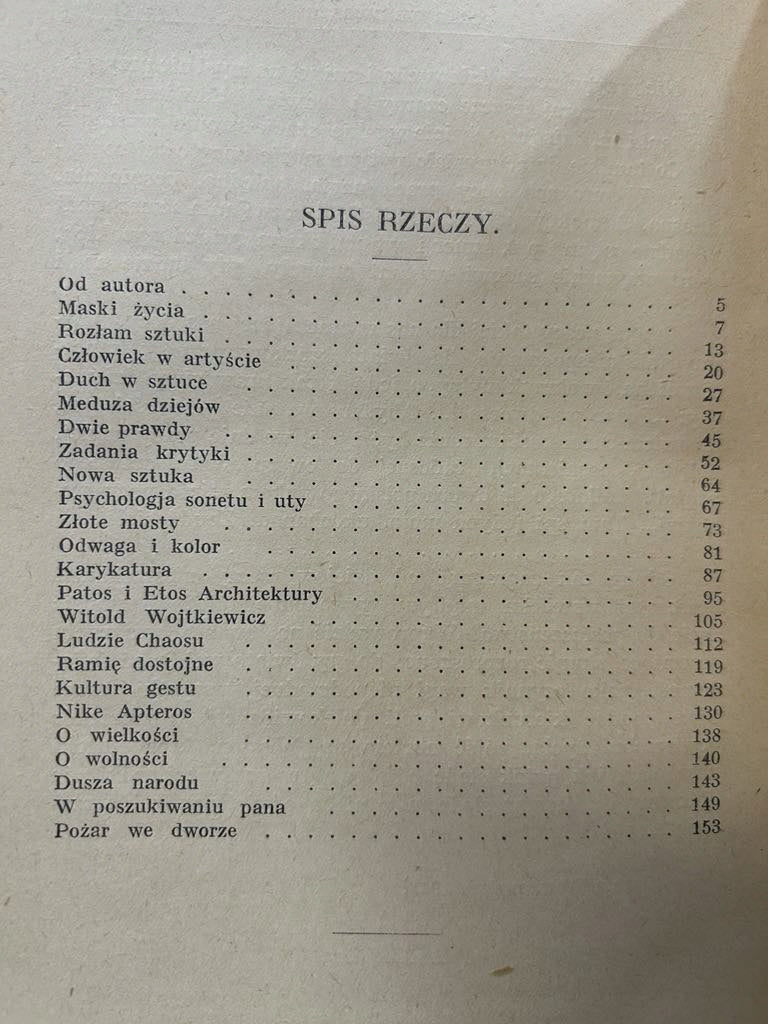 Maski życia - Stanisław Pieńkowski [1926 r.]