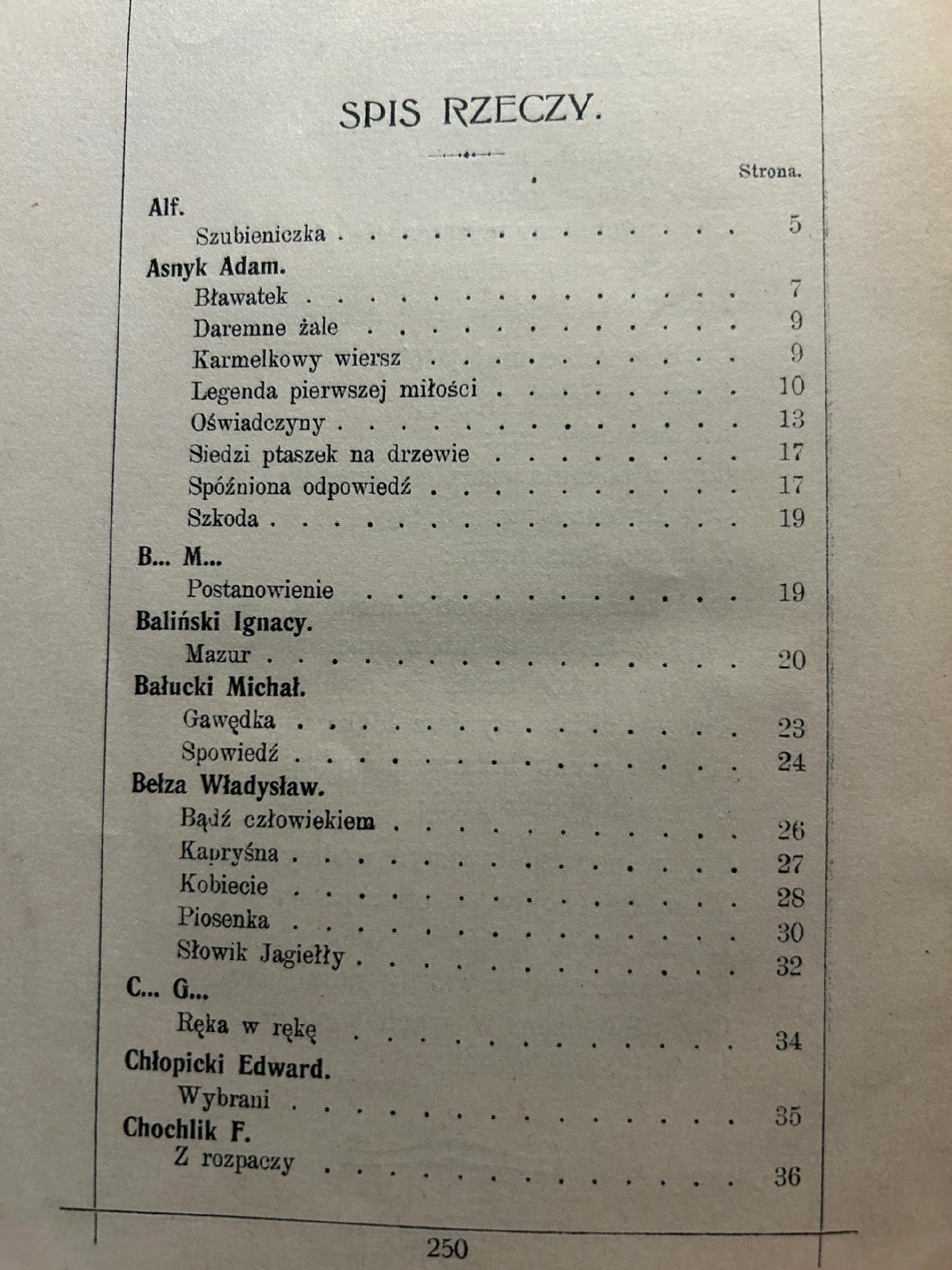 Perły deklamacyi polskiej - zebrał Adam Kompf [1909 r.]