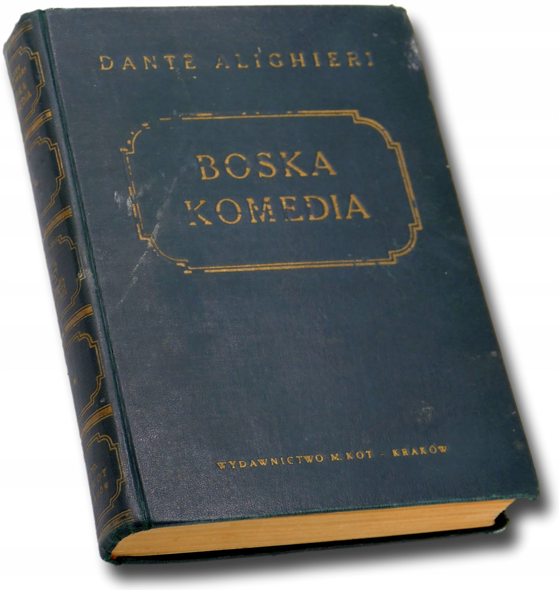 Boska komedia Dante Alighieri tłum. Anna Świderska [Kraków 1947 rok]