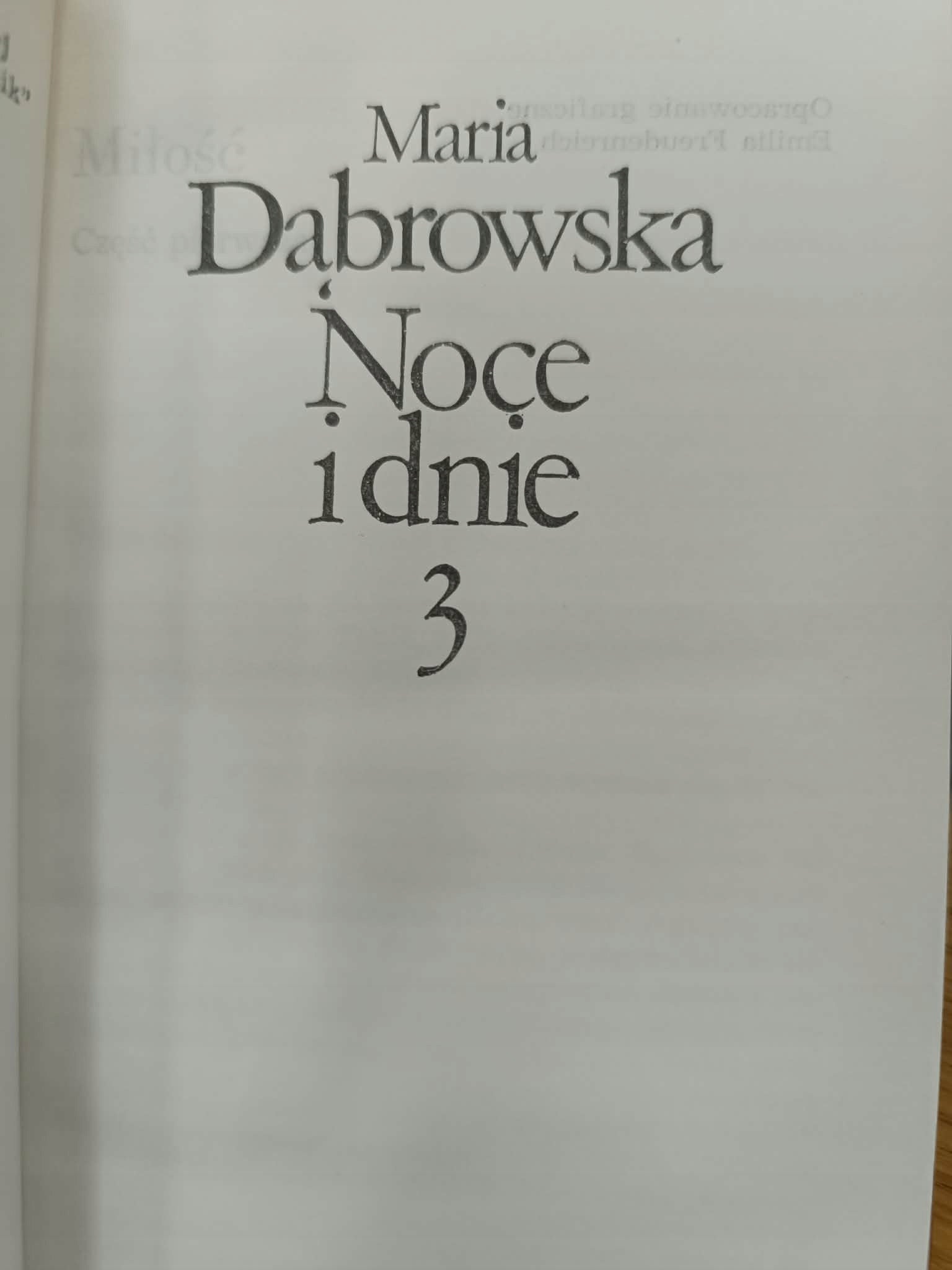 Noce i dnie, T.1-5, Maria Dąbrowska