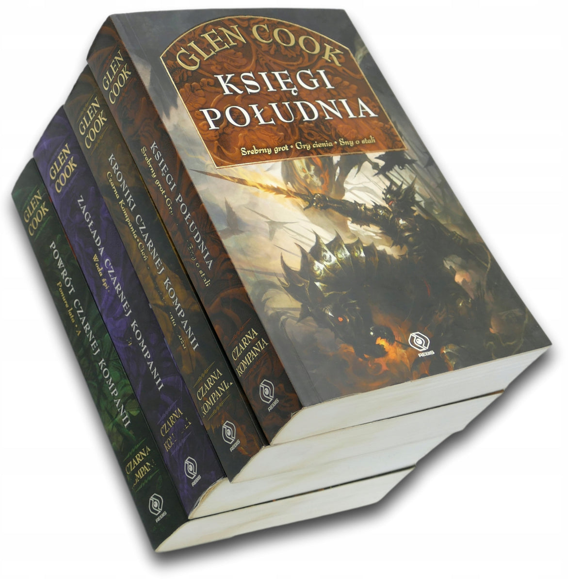 Glen Cook x4 Kroniki Czarnej Kompanii, Księgi Południa, Powrót Czarnej... +