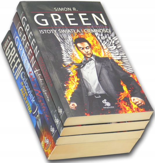 Simon R. Green x4 Coś z Nightside, Istoty światła i ciemności, Łabędzi ...+