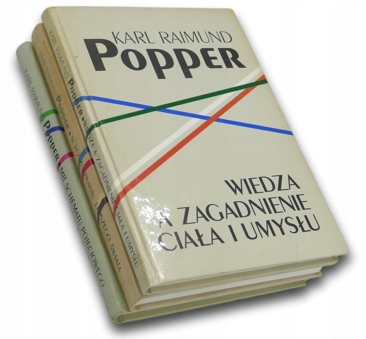 Karl Rajmund Popper Zestaw x3 [Wiedza a zagadnienie ciała i umysłu + ]