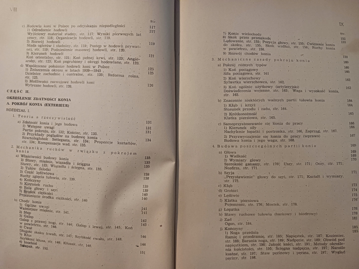 Hodowla koni Tomy I - II Roman Prawocheński [wydania z lat 1947, 1948]