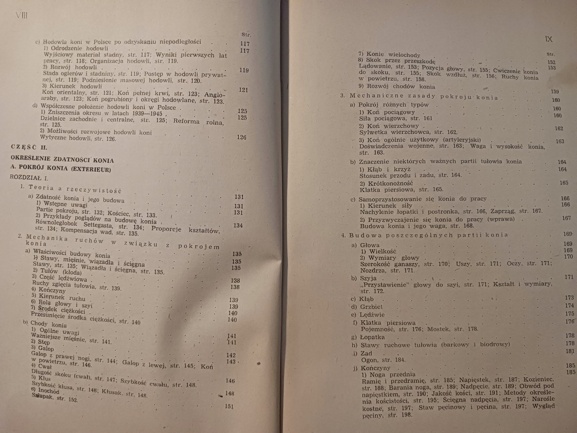 Hodowla koni Tomy I - II Roman Prawocheński [wydania z lat 1947, 1948]