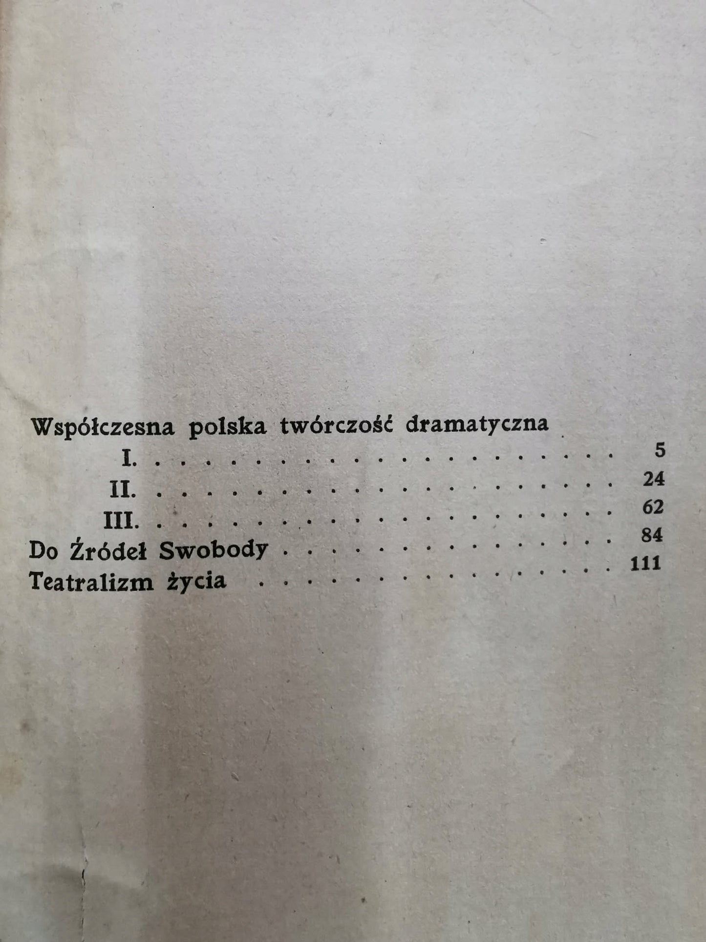 Współczesny dramat polski, Herbert Sand [Kraków 1911]