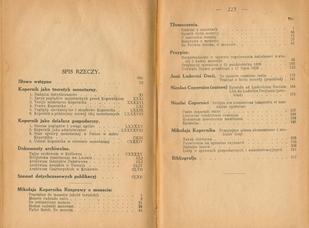 Mikołaja Kopernika rozprawy o monecie i inne pisma ekonomiczne... [1924]