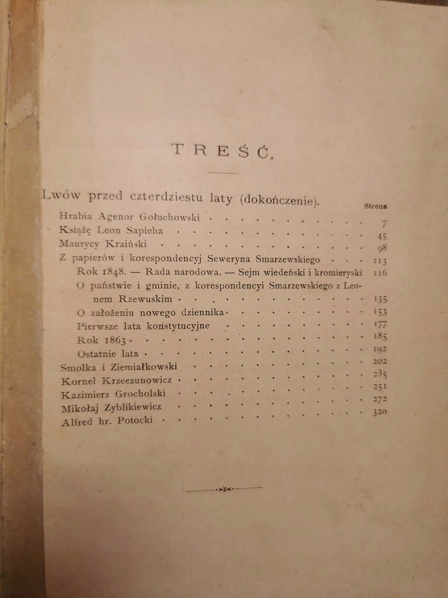 Portrety i sylwetki z XIX stulecia t. I-II, L. Dębicki [1906]