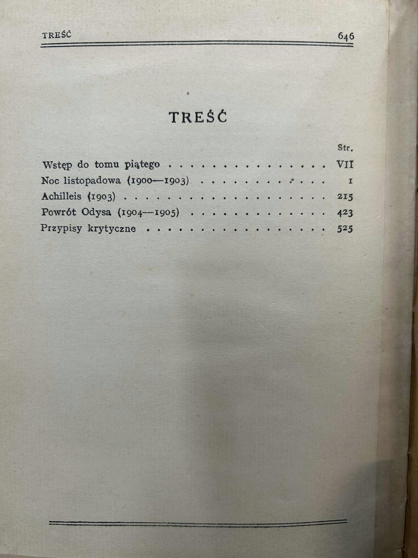 Dramaty Tom V: Noc listopadowa, Achilles, Powrót Odysa-Stanisław Wyspiański
