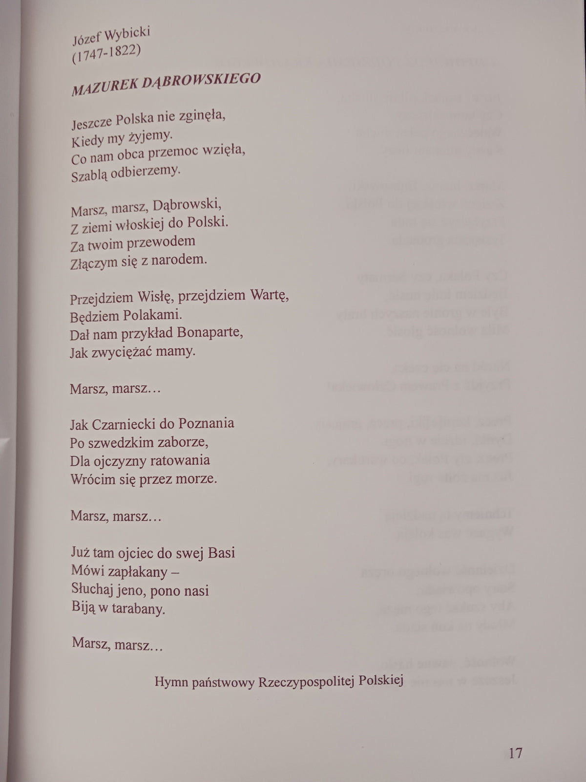 Dwieście lat mazurka w poezji polskiej Wojciech J. Podgórski [DEDYKACJA]