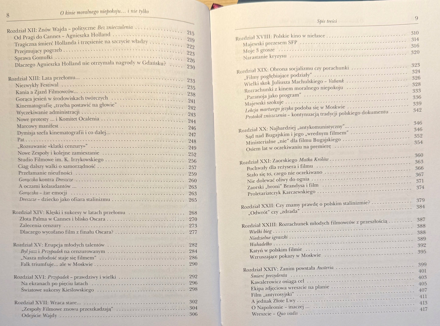 O kinie moralnego niepokoju... i nie tylko Mieczysław Wojtczak