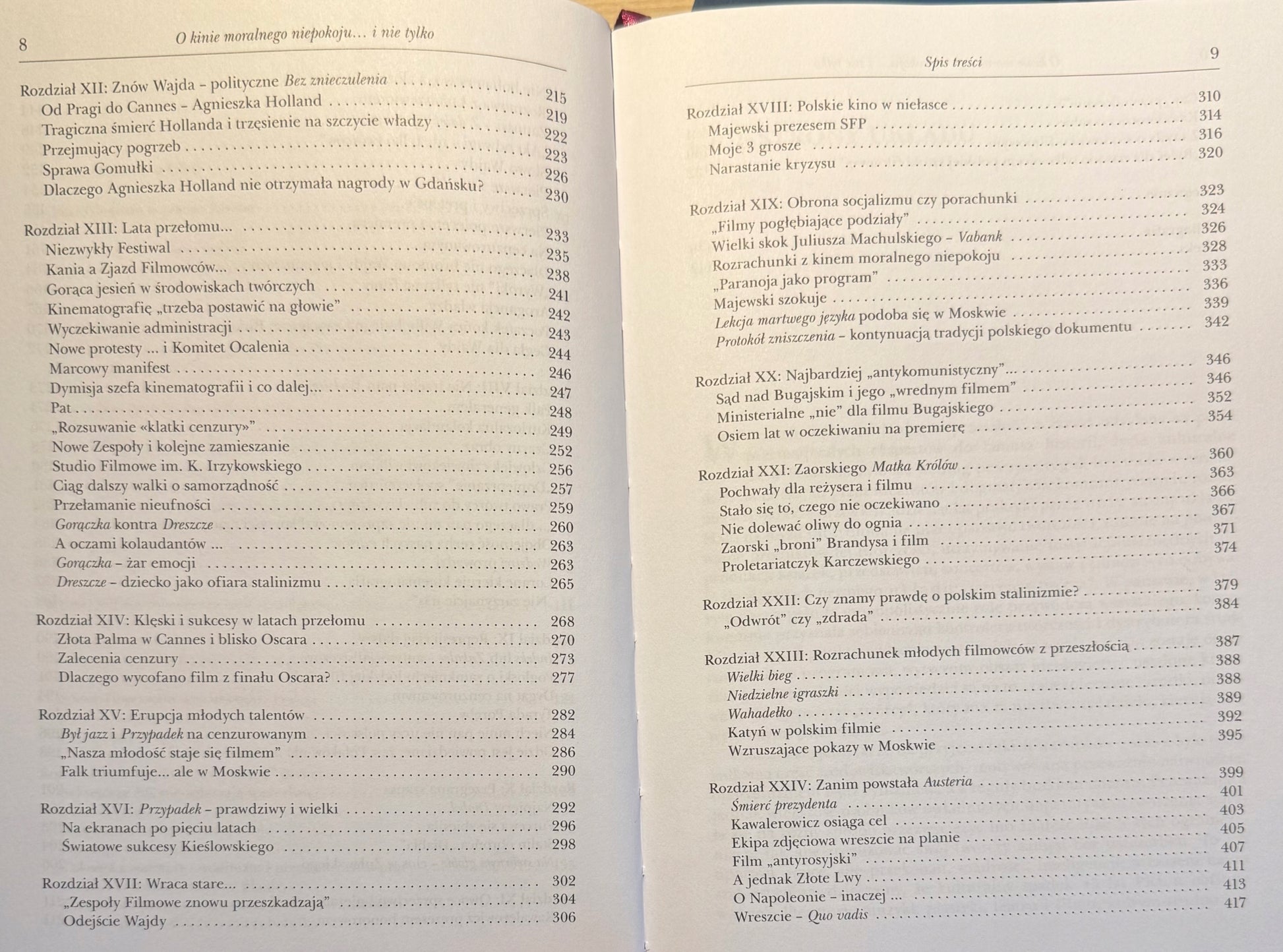 O kinie moralnego niepokoju... i nie tylko Mieczysław Wojtczak