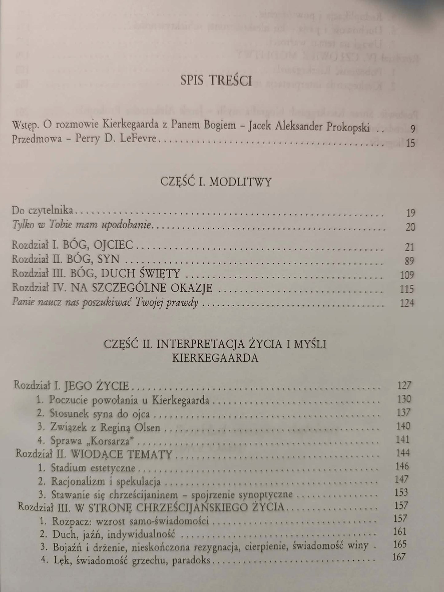 Modlitwy, Soren Kierkegaard