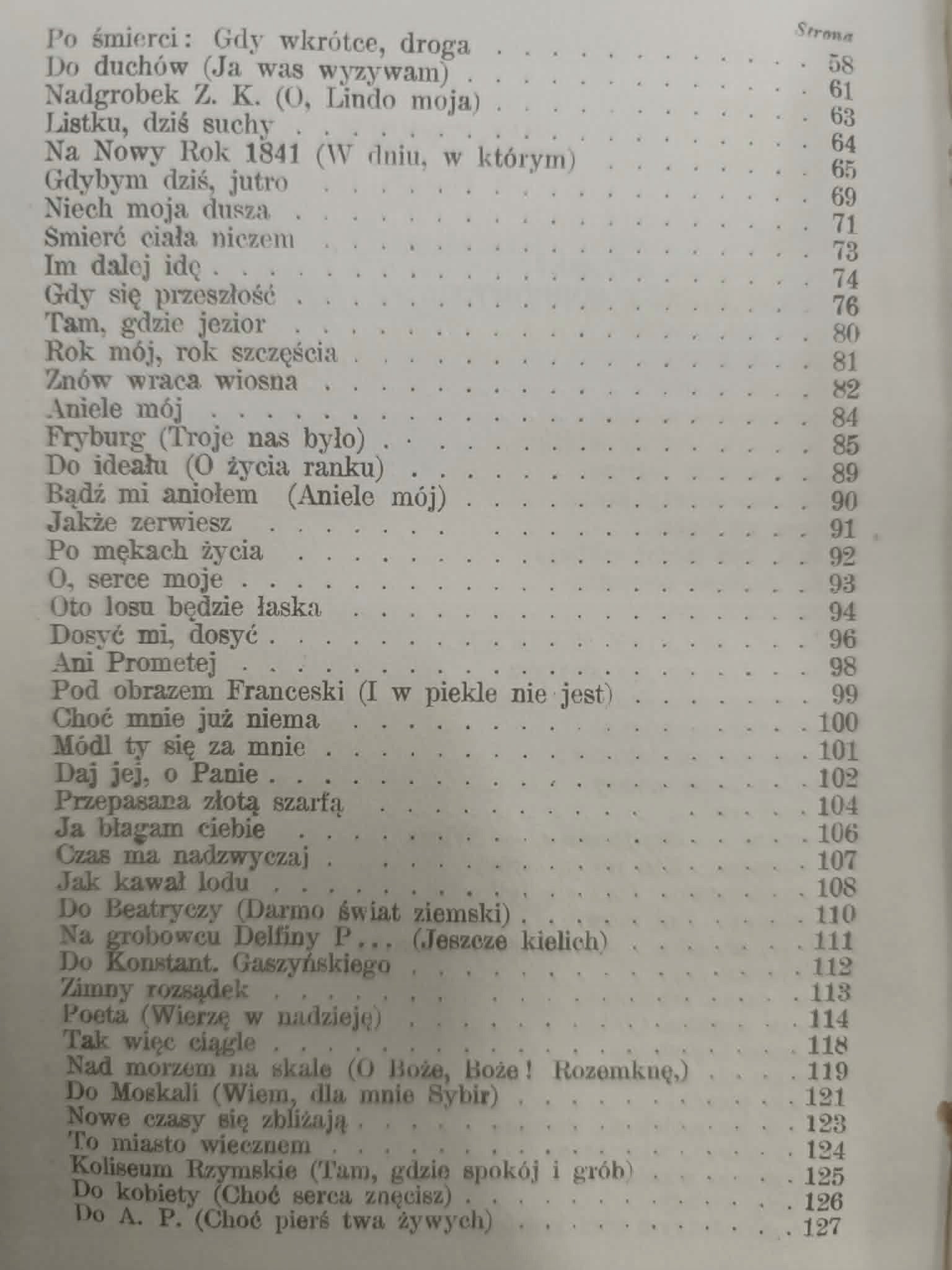 Zygmunt Krasiński Pisma T. 1-4 [wstęp Józef Kallenbach] [przedwojenne 1922]
