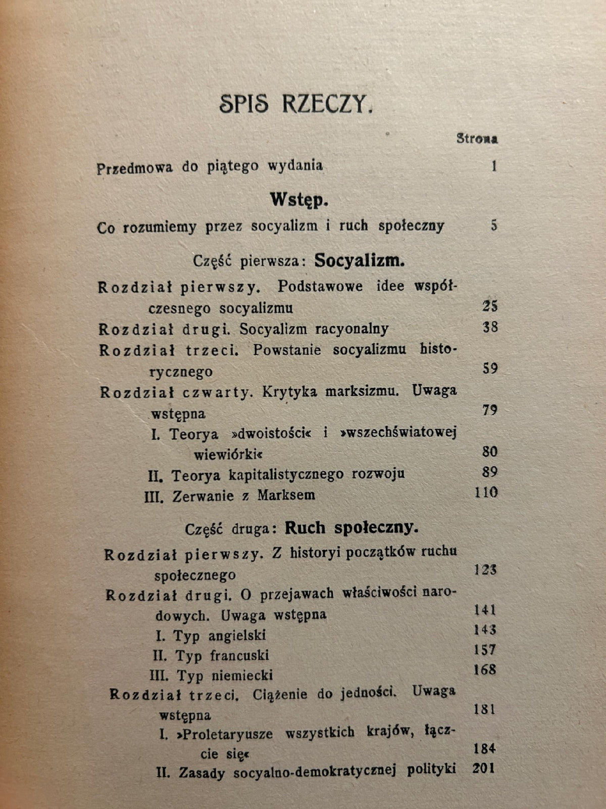 Socyalizm i ruch społeczny - Werner Sombart [1907 r.]