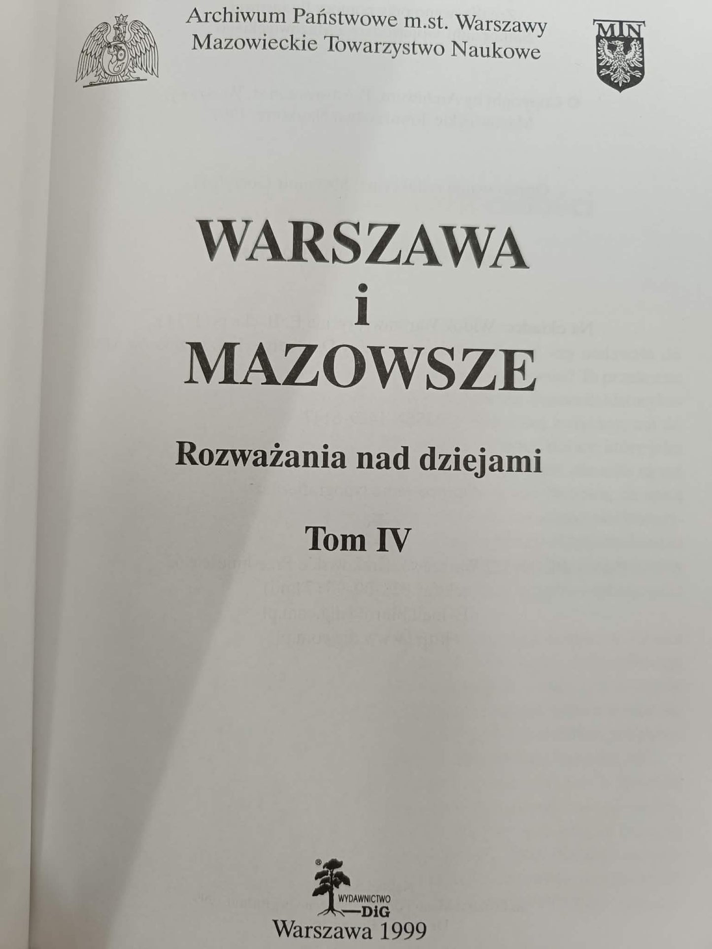 Warszawa i Mazowsze x2 T. III, IV, Praca zbiorowa
