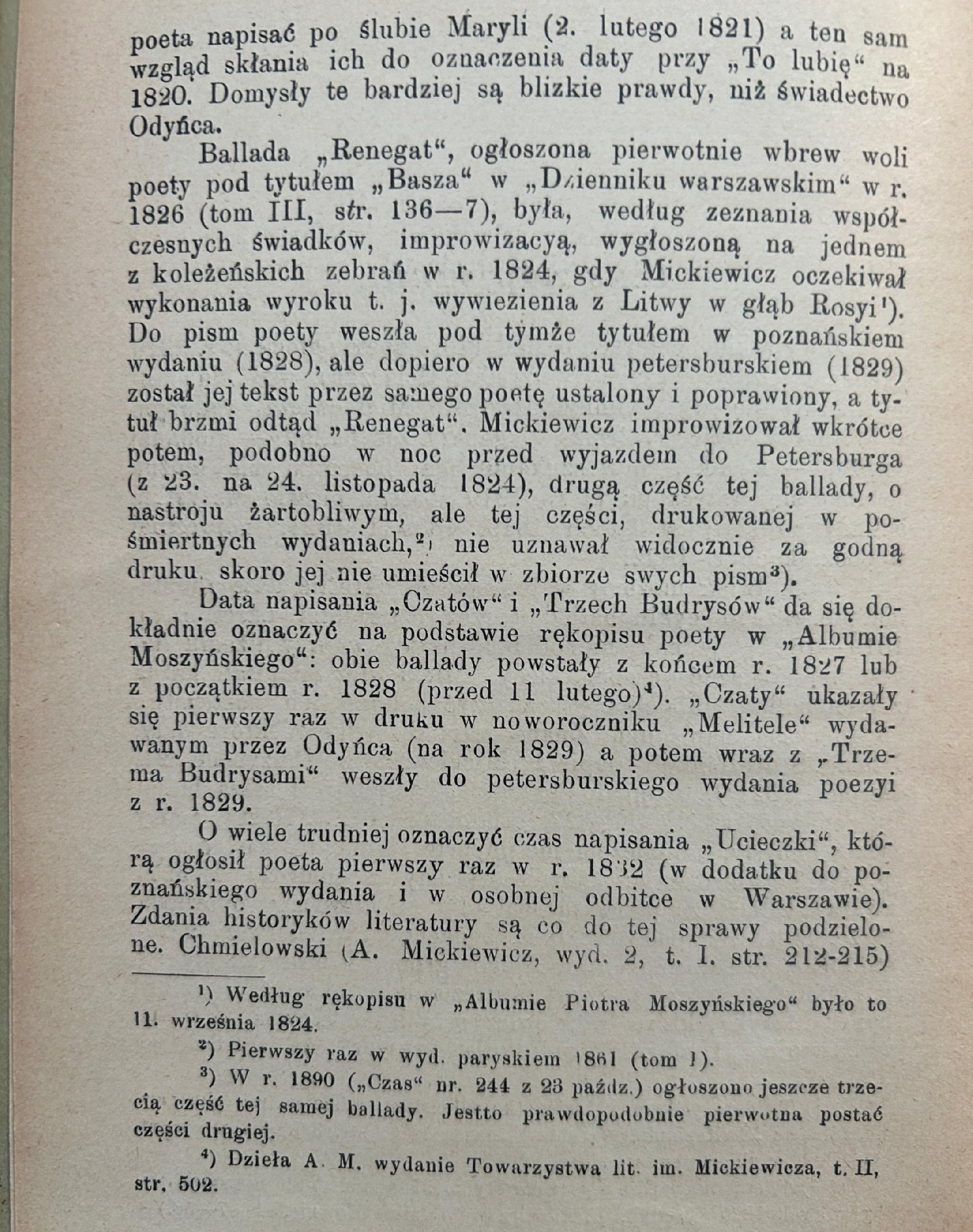 Ballady i romanse - Adam Mickiewicz [wydanie przedwojenne]