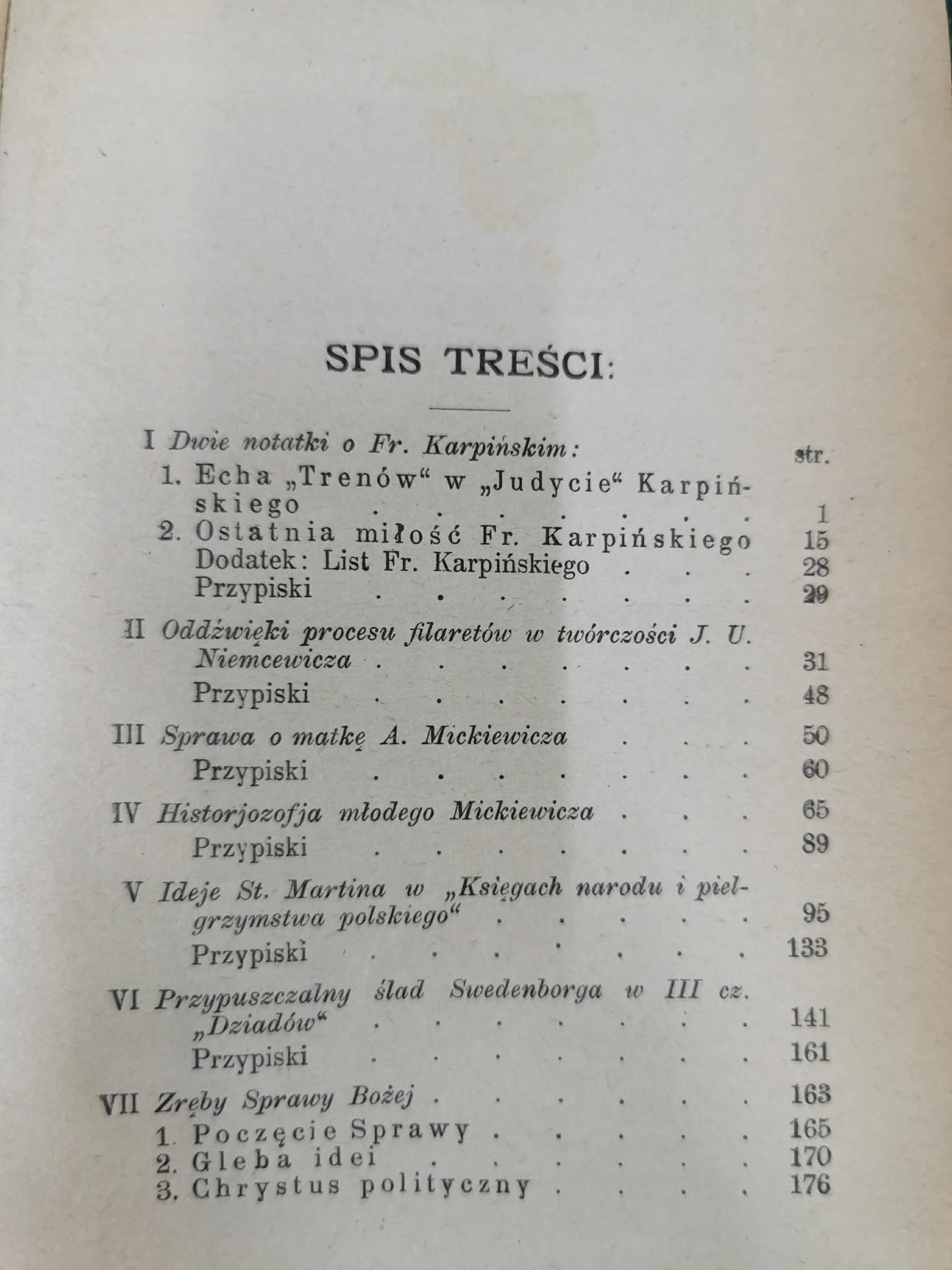 Z epoki Mickiewicza. Studja i szkice, S. Pigoń [1922]