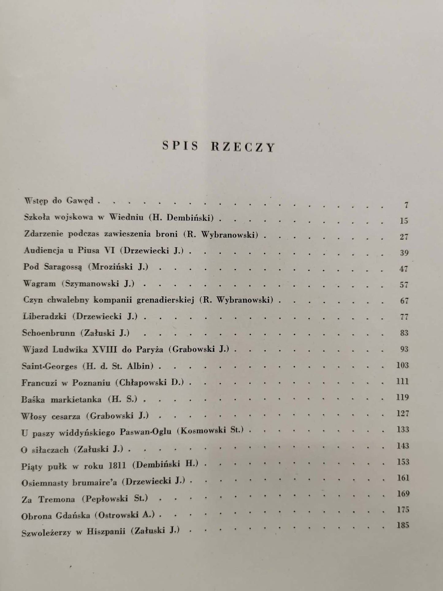 Gawędy żołnierskie, W. Gąsiorowski [Warszawa 1938]