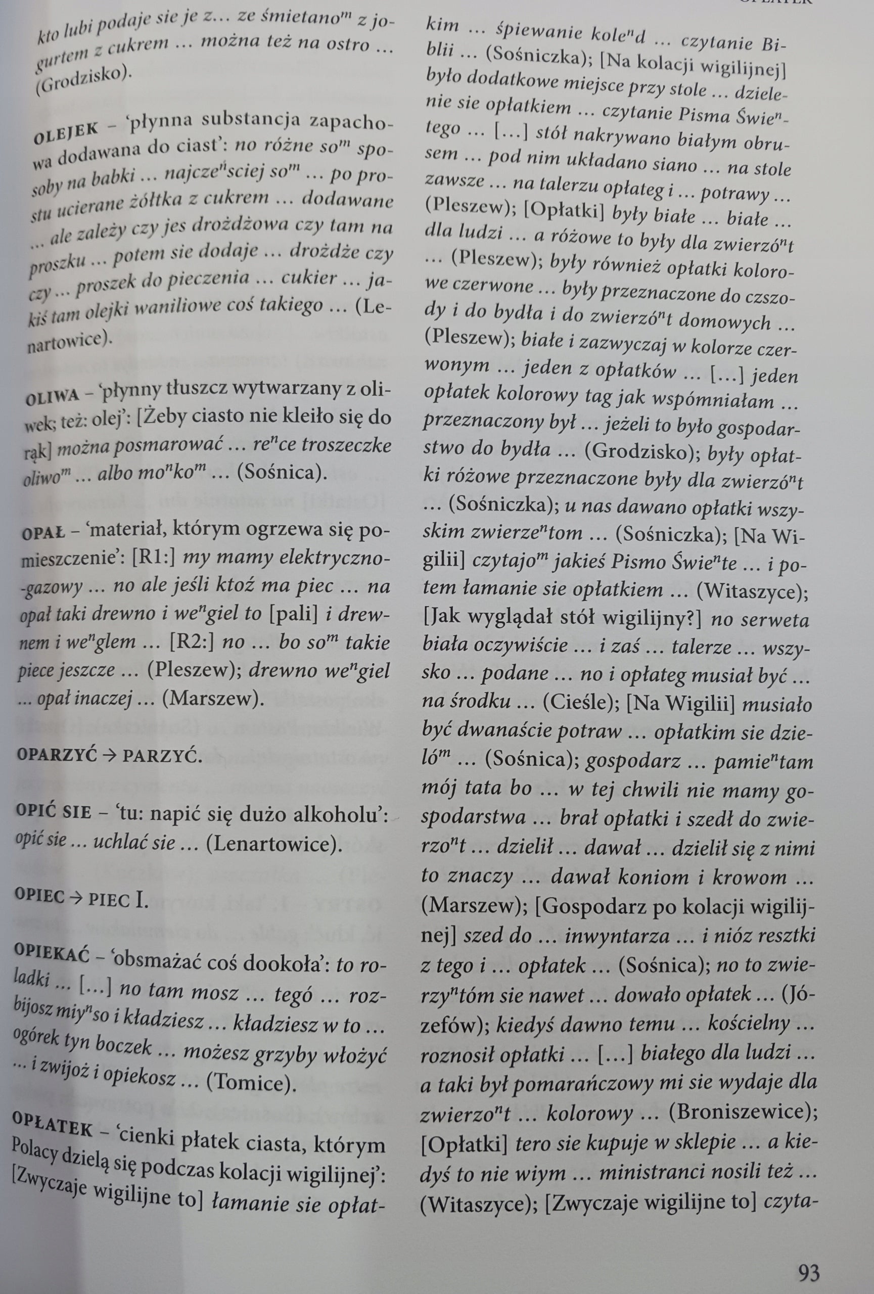 W kuchni u pleszewian. Słownik języka i kultury mieszkańców... P. zbiorowa