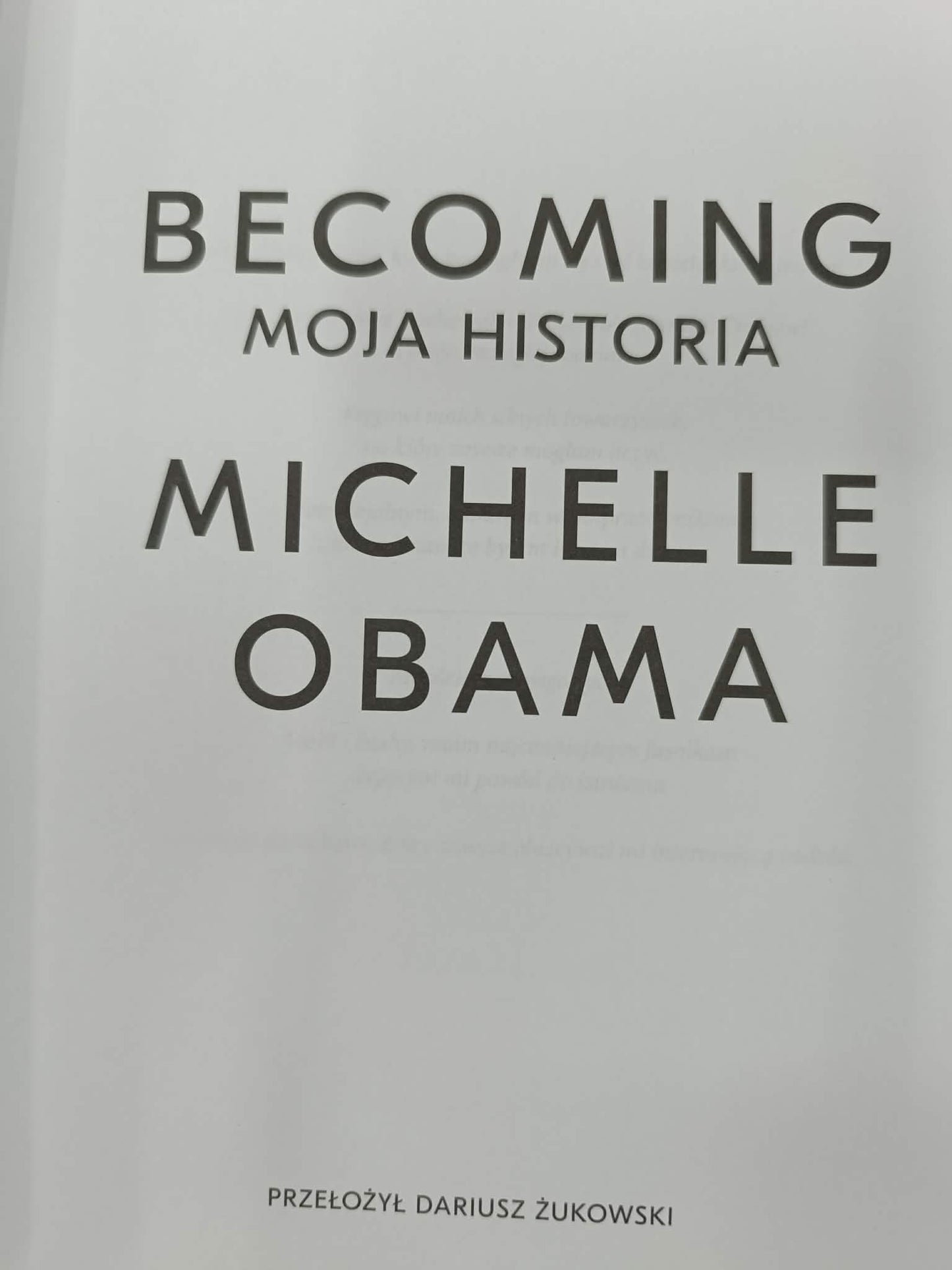 Michelle Obama-Becoming, Barack Obama-Ziemia Obiecana x2
