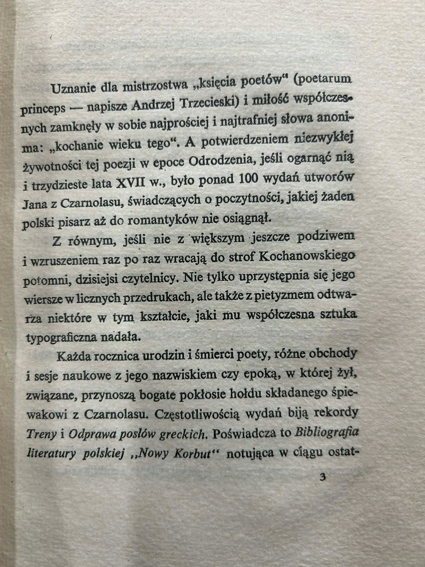 Odprawa posłów greckich i jej pierwodruk - Jan Kochanowski