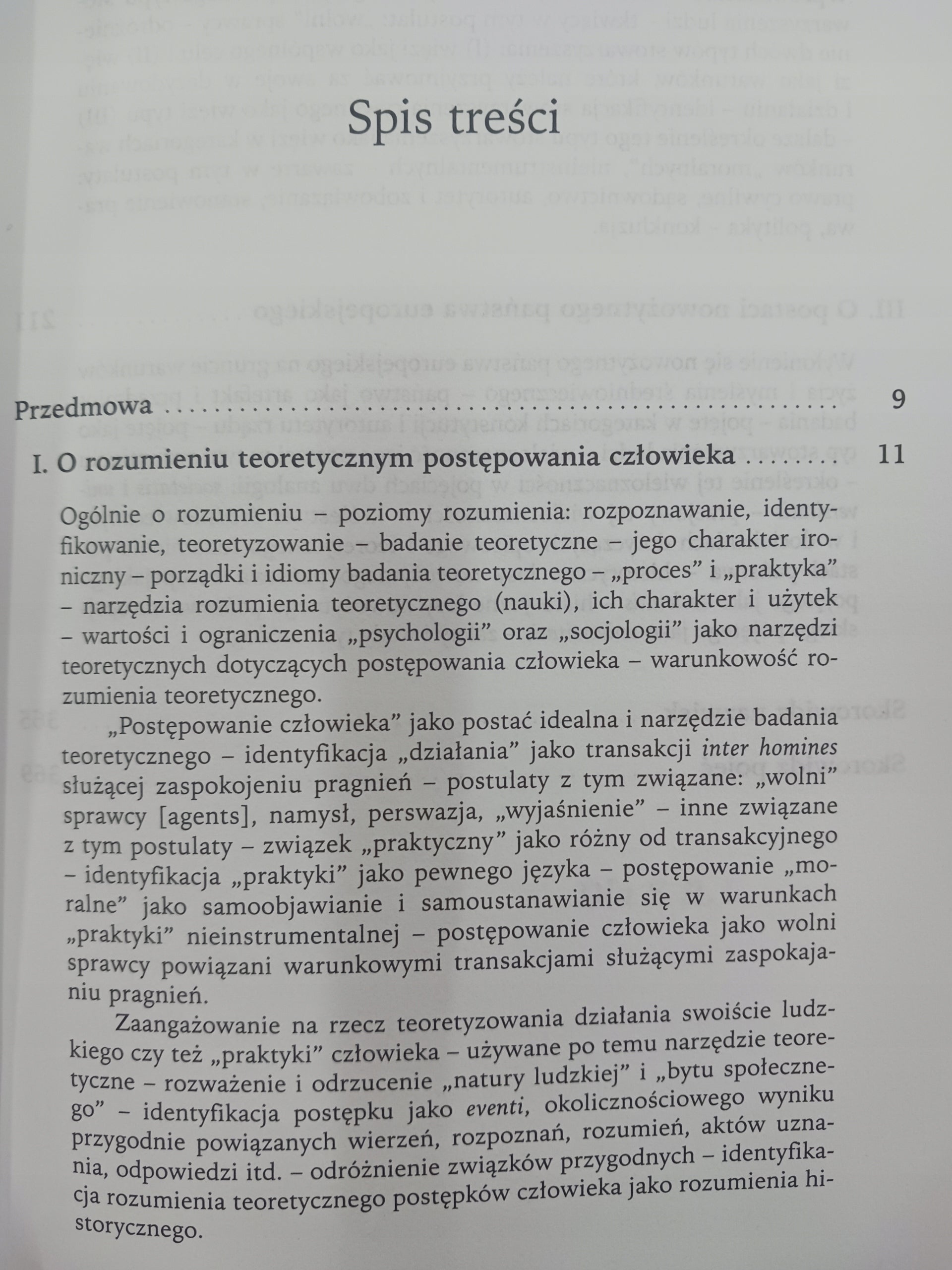 O postępowaniu człowieka Michael Oakeshott
