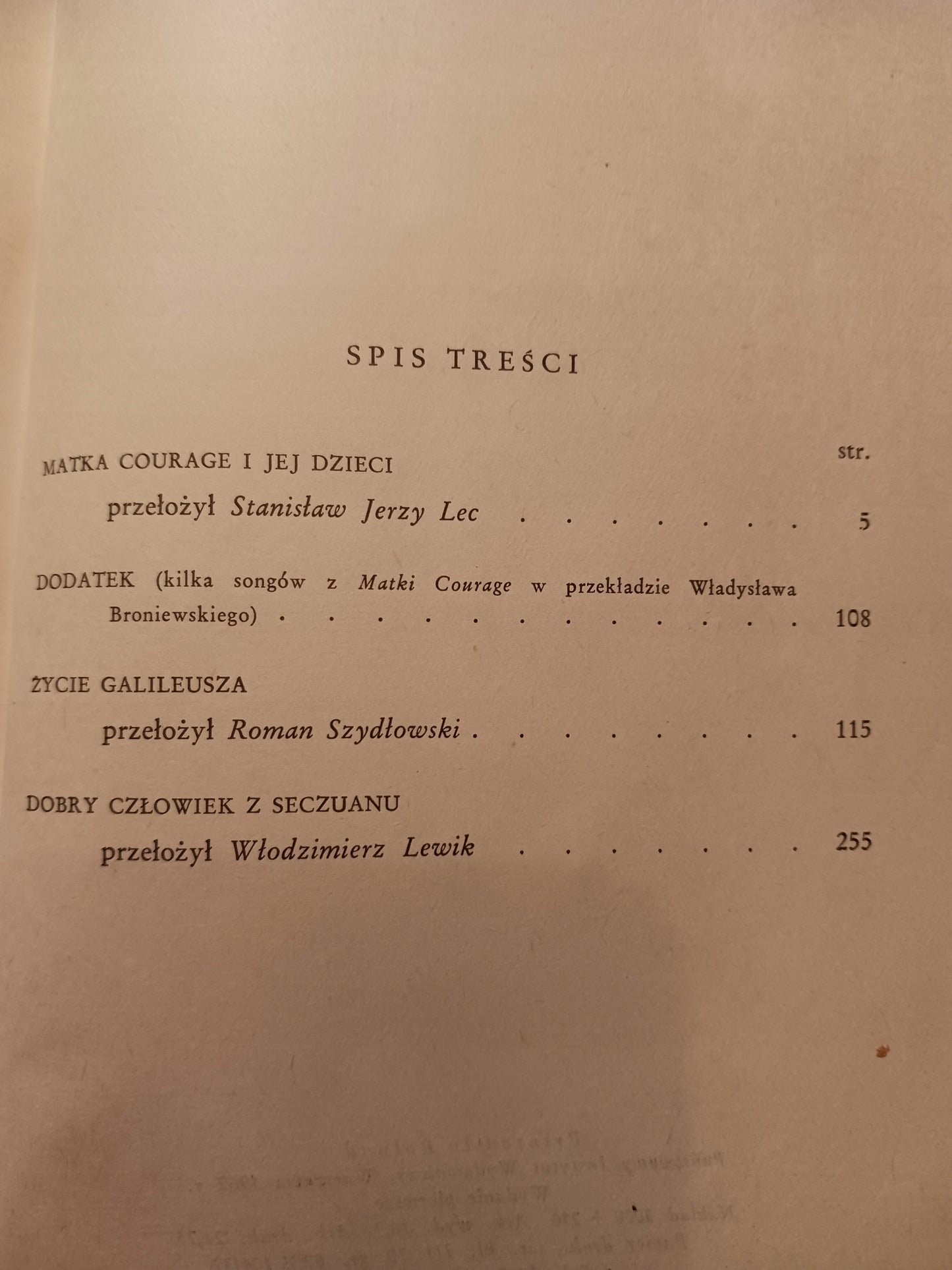 Bertolt Brecht Dramaty Tom I i II
