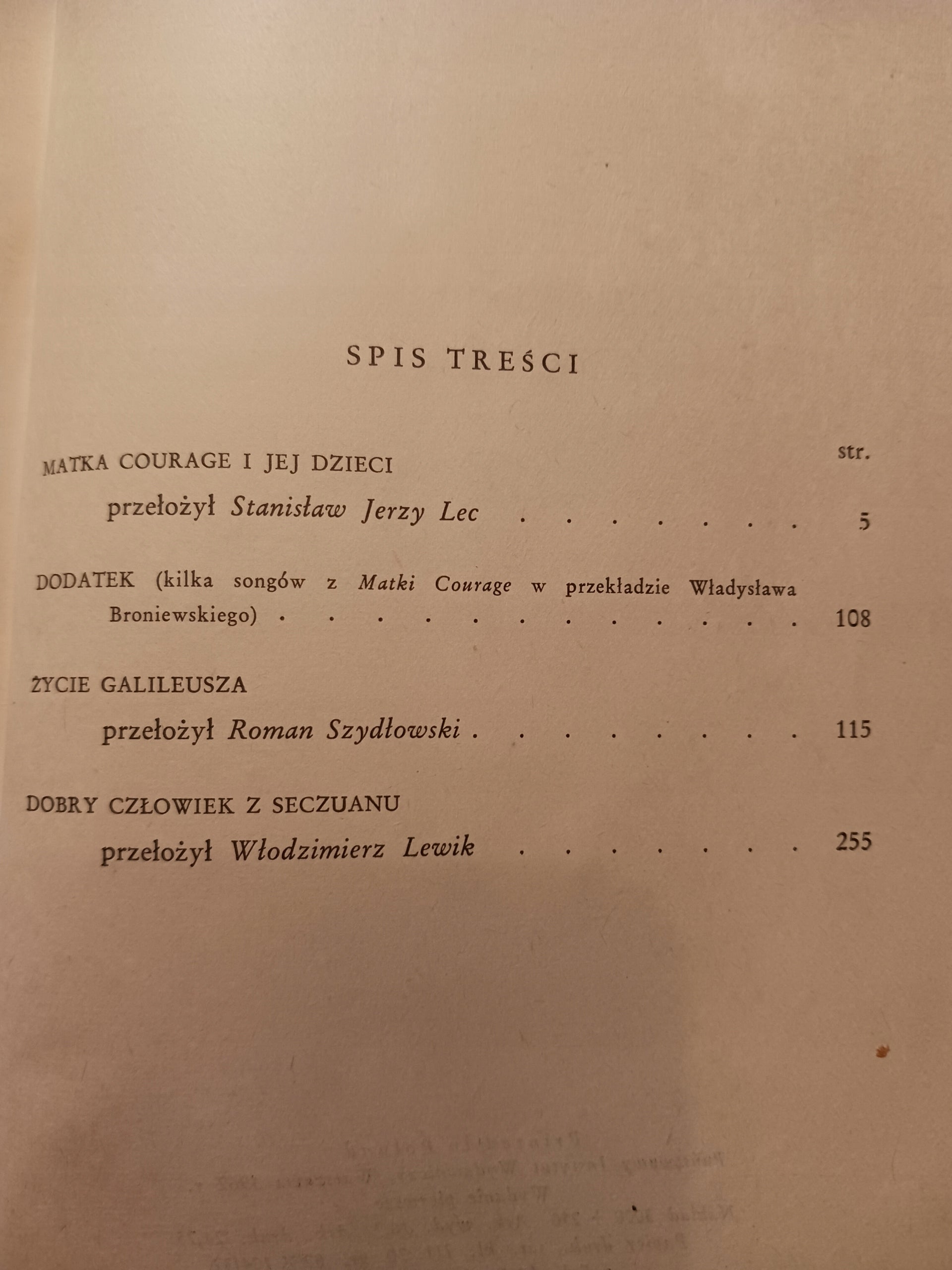 Bertolt Brecht Dramaty Tom I i II