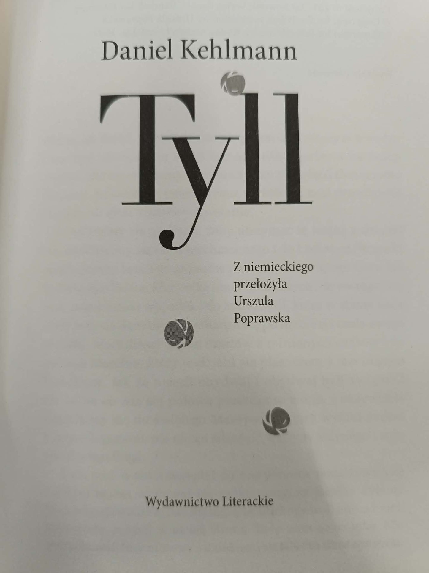 Tyll, Daniel Kehlmann