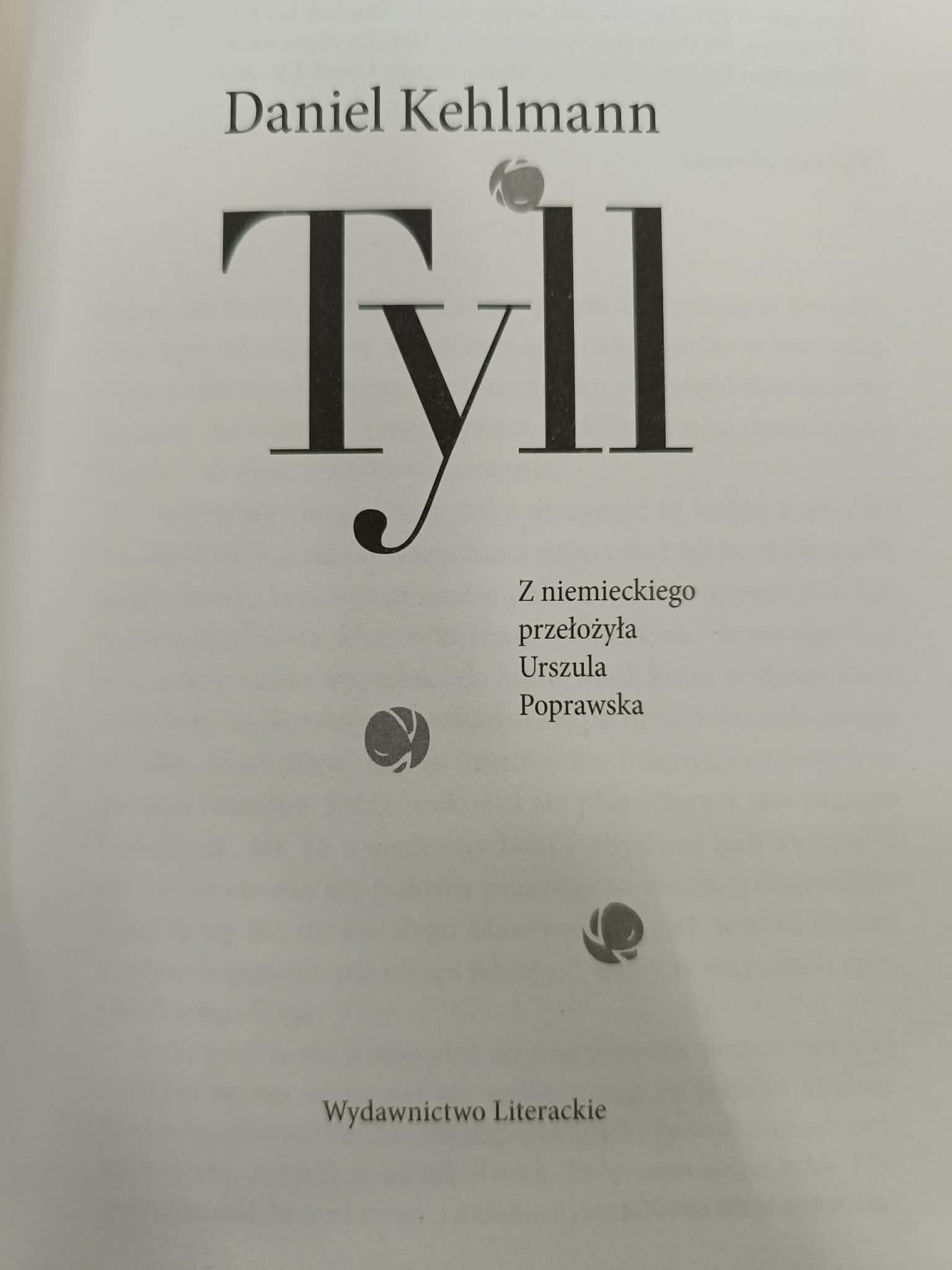 Tyll, Daniel Kehlmann