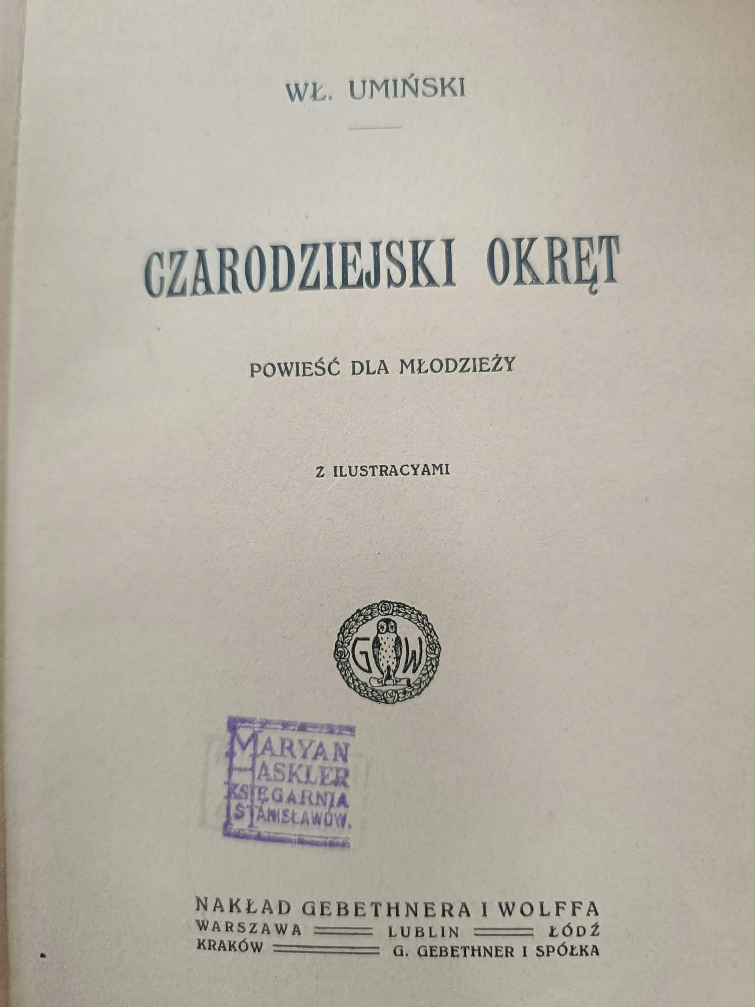 Czarodziejski okręt, Władysław Umiński