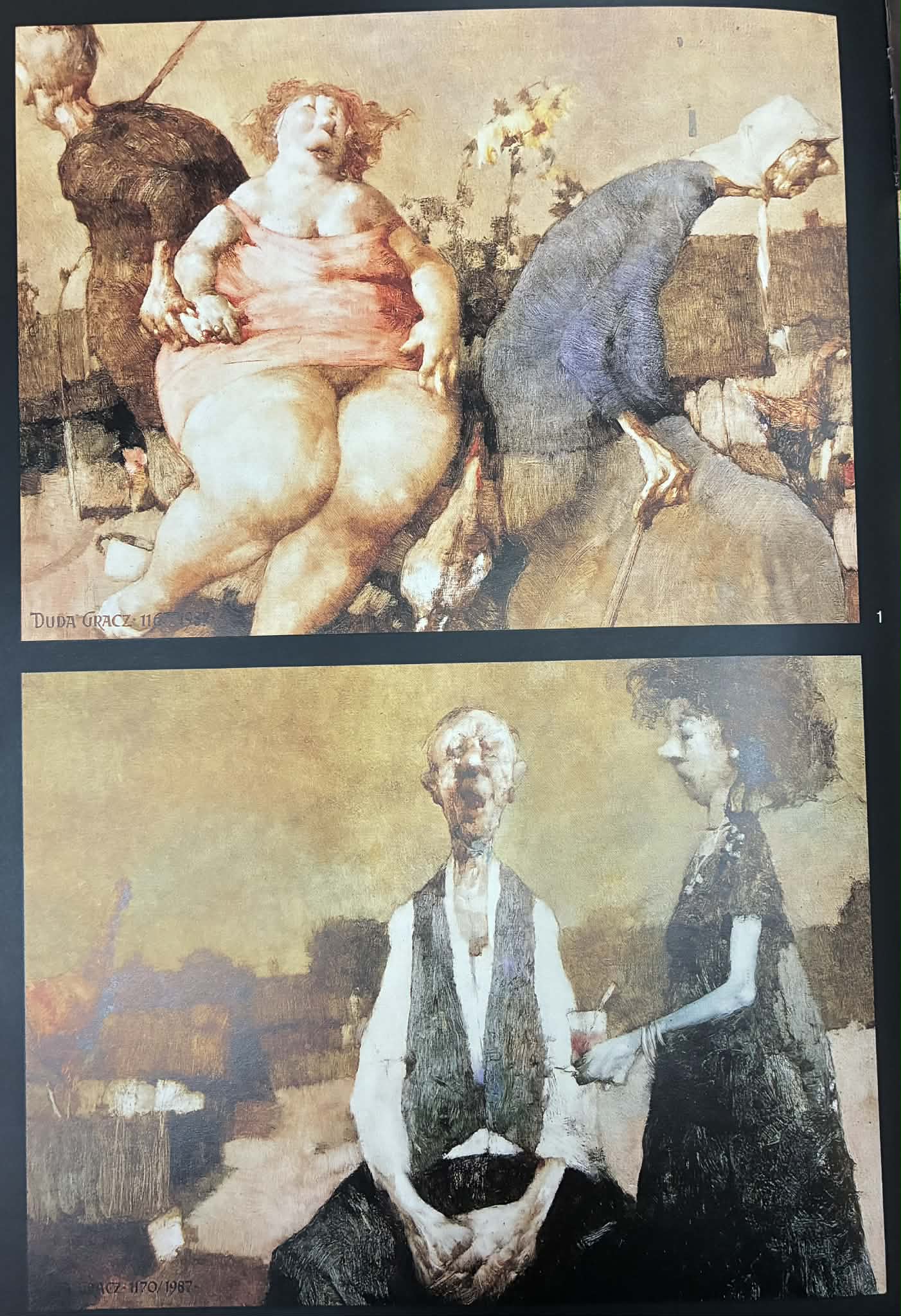 Jerzy Duda-Gracz Powroty Obrazy Prowincjonalno - Gminne (1983-1994)