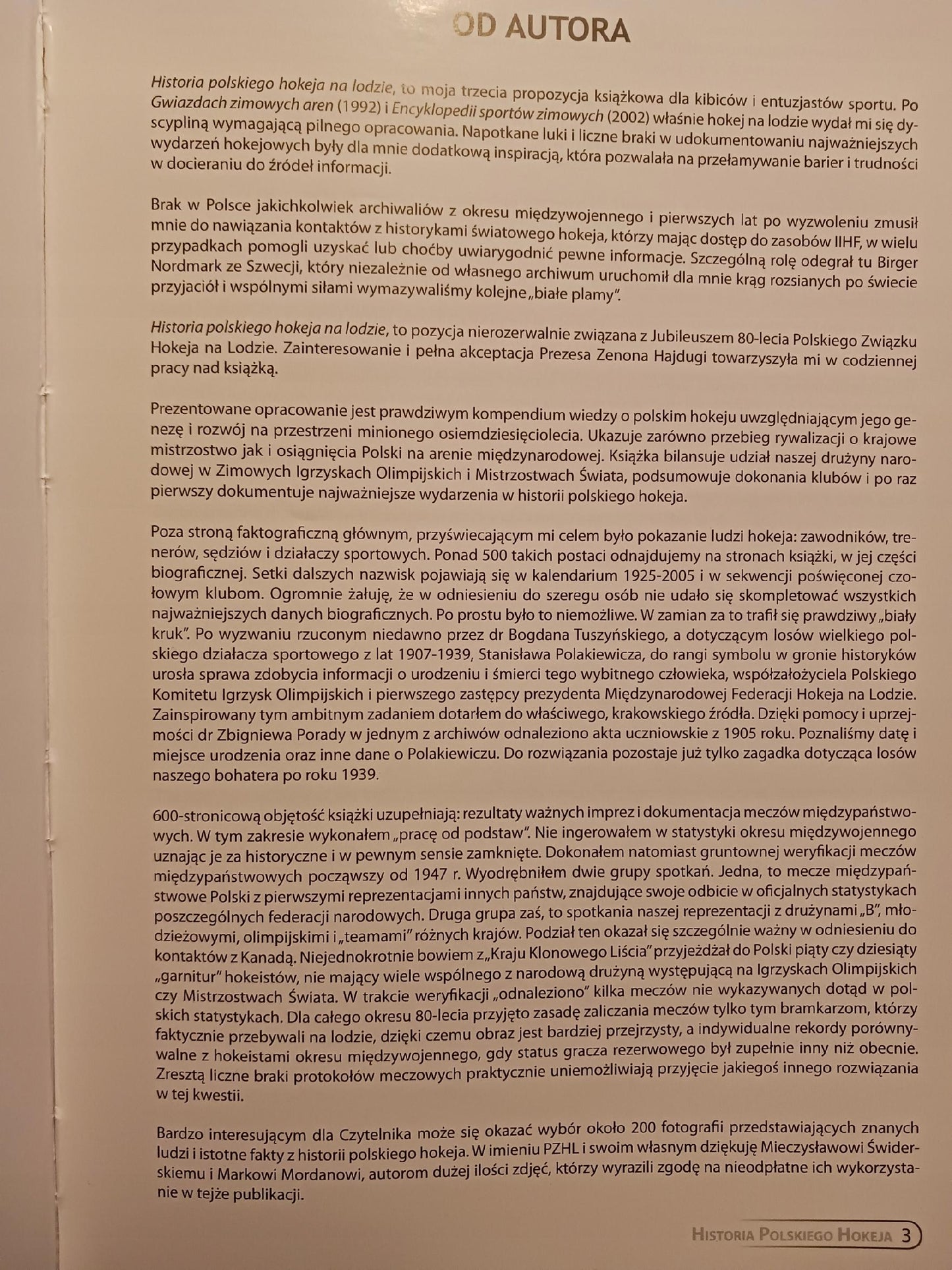 Historia polskiego hokeja Władysław Zieleśkiewicz
