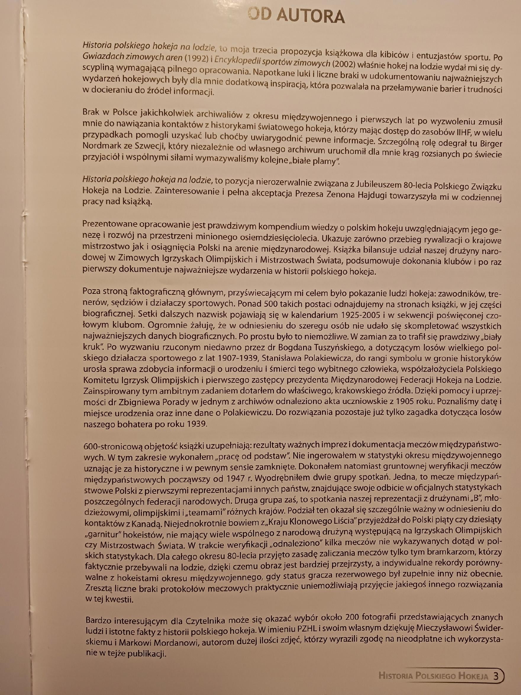 Historia polskiego hokeja Władysław Zieleśkiewicz
