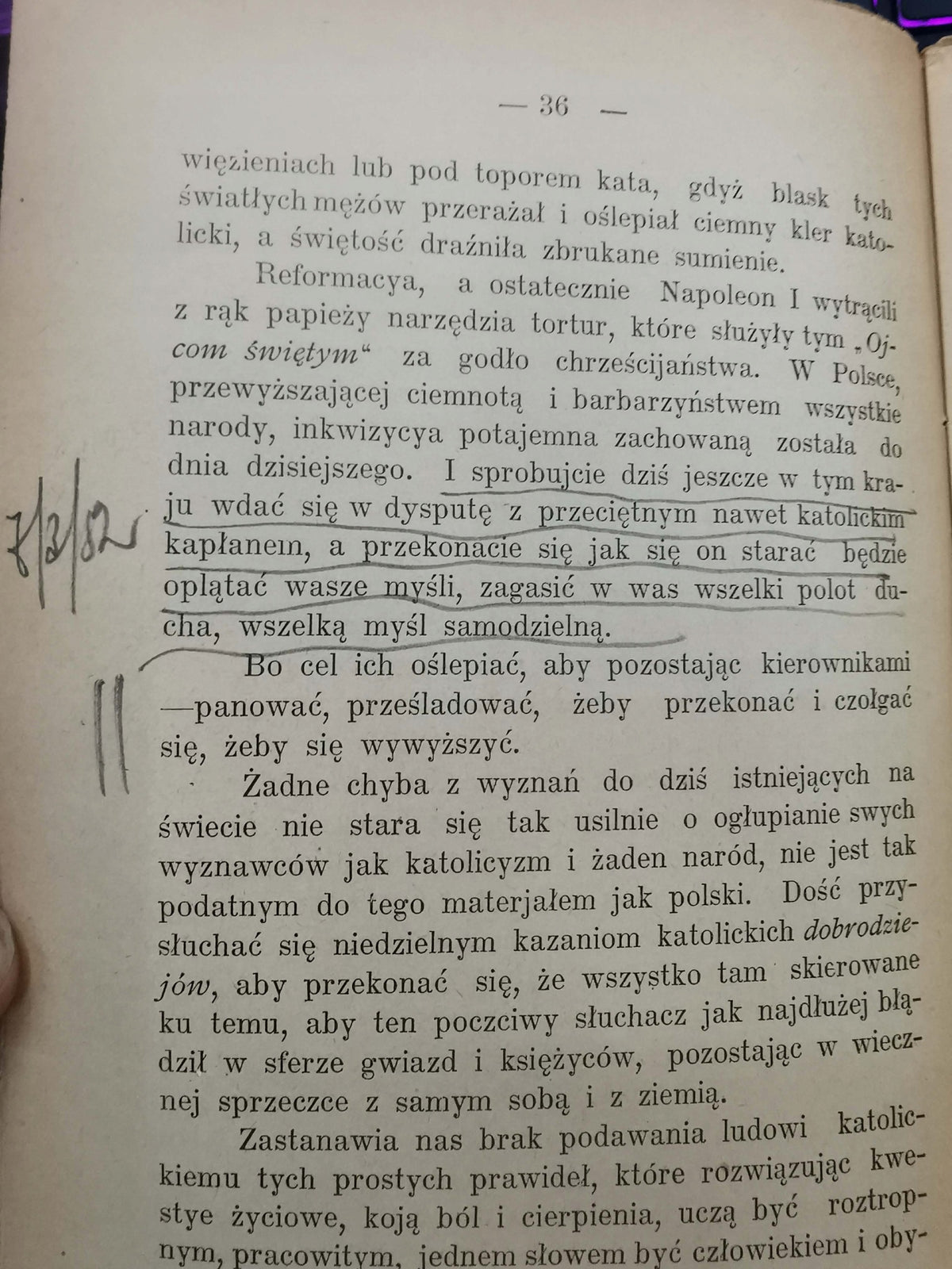 Inkwizycja końca XIX wieku [1901]