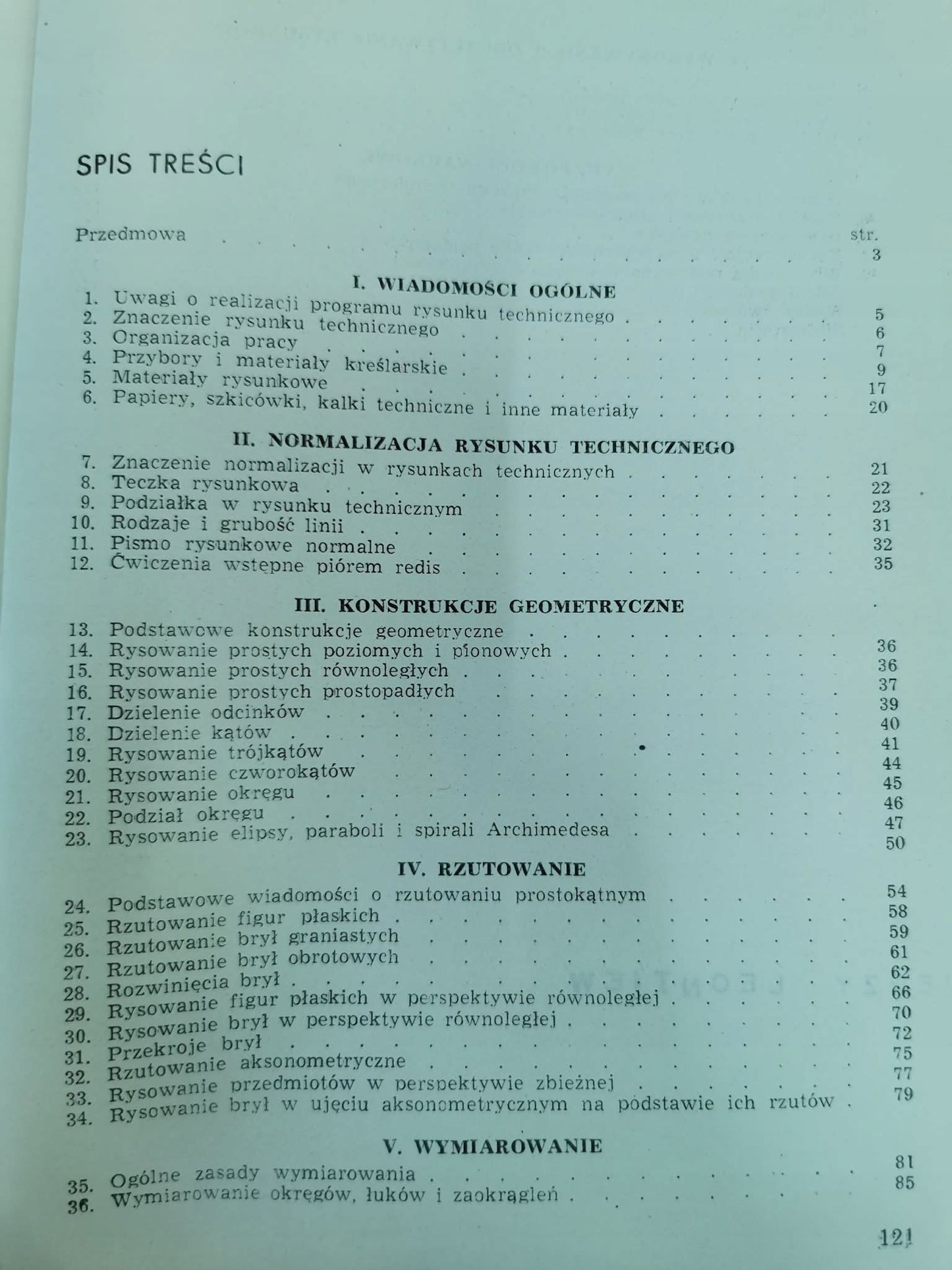 Nauczanie Rysunku Technicznego w szkole podstawowej dla klasy 8 Podręcznik