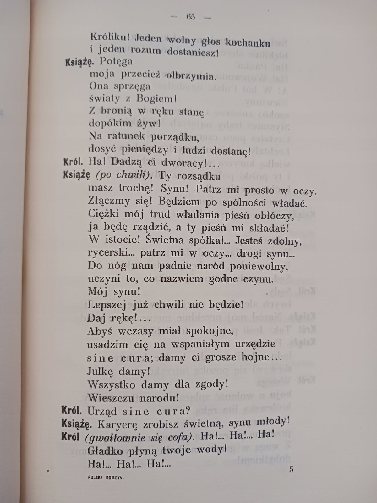 Polska komedia w czterech działach Leon Świeżawski [wydanie z roku 1907]
