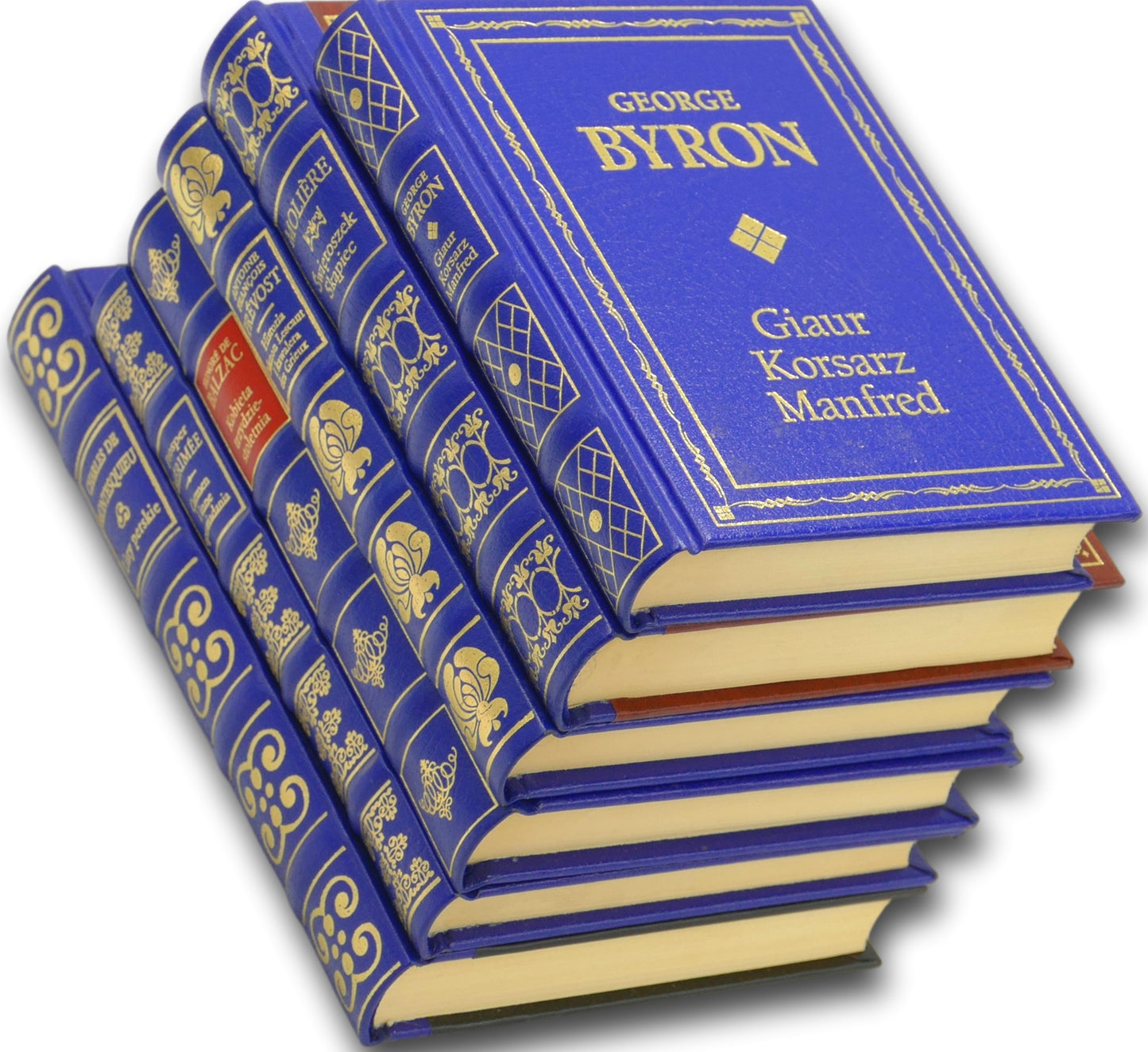 Byron, Molière, Prévost, Balzac, Mérimée, Monstesquieu - 6x Tomów